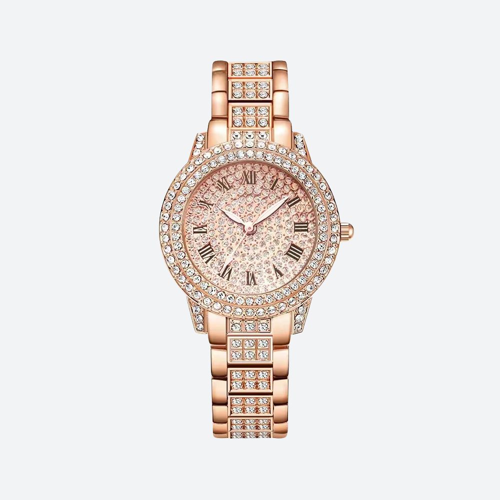 Elegant Women's Mechanical Rhinestone Watch