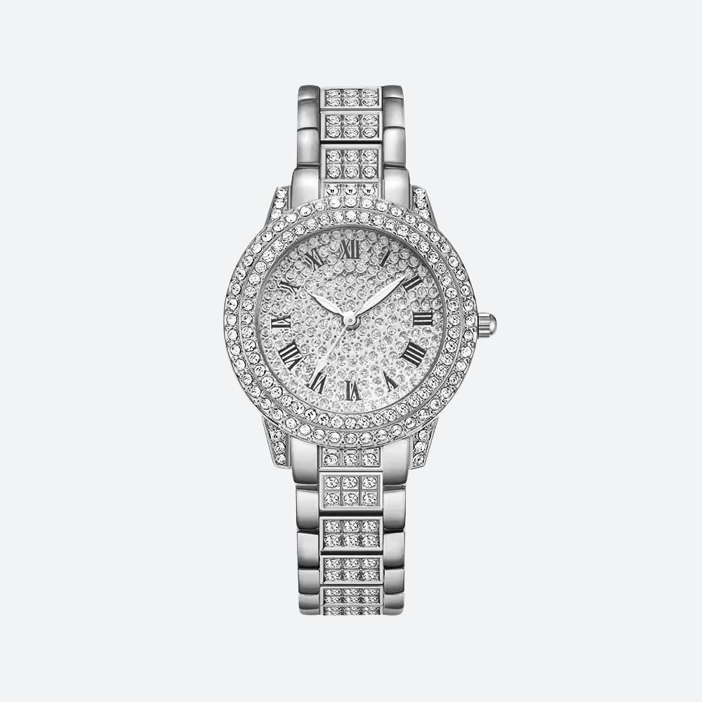 Elegant Women's Mechanical Rhinestone Watch