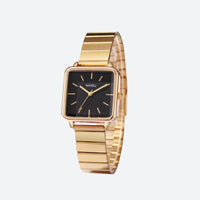 Women's retro quartz watch with a square dial