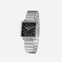 Women's retro quartz watch with a square dial
