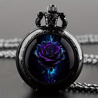 Men's Pink Pocket Watch, Elegance and Mystery