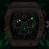 Men's Automatic Watch, Tonneau Case