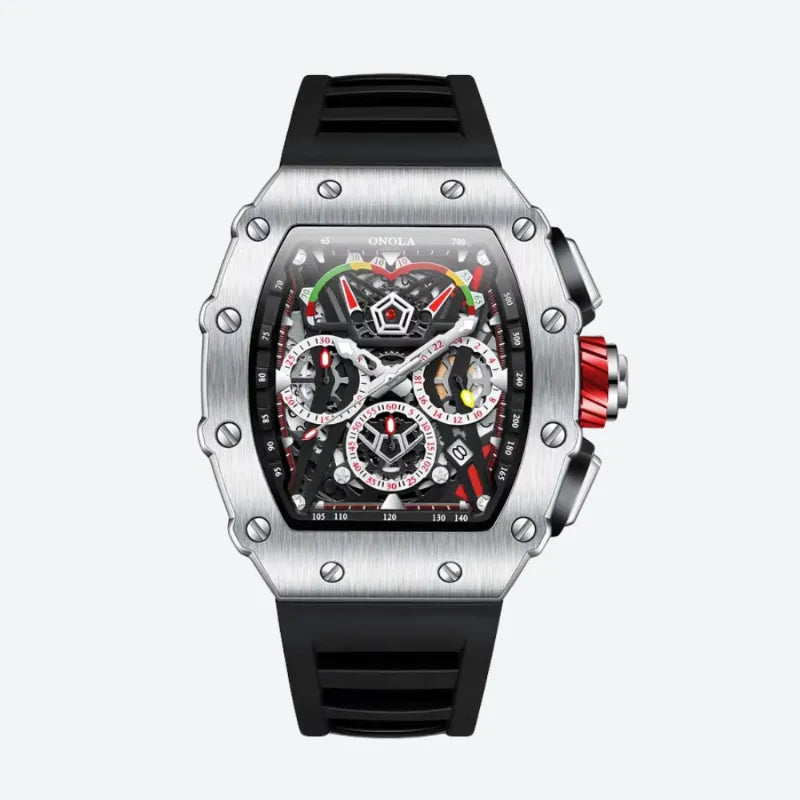 Men's Automatic Watch, Tonneau Case