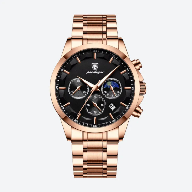 Men's Quartz Chronograph Watch, Stainless Steel Bracelet Image