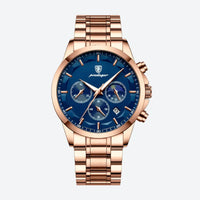 Men's Quartz Chronograph Watch, Stainless Steel Bracelet