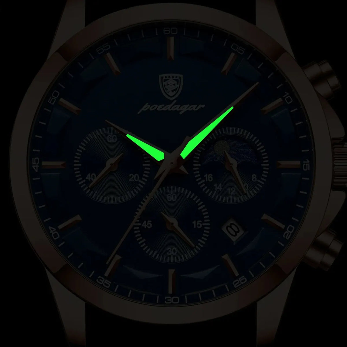 Men's Quartz Chronograph Watch, Stainless Steel Bracelet