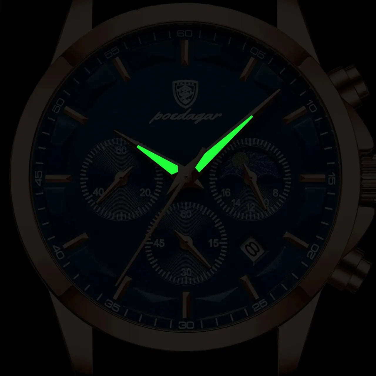 Men's Quartz Chronograph Watch, Stainless Steel Bracelet