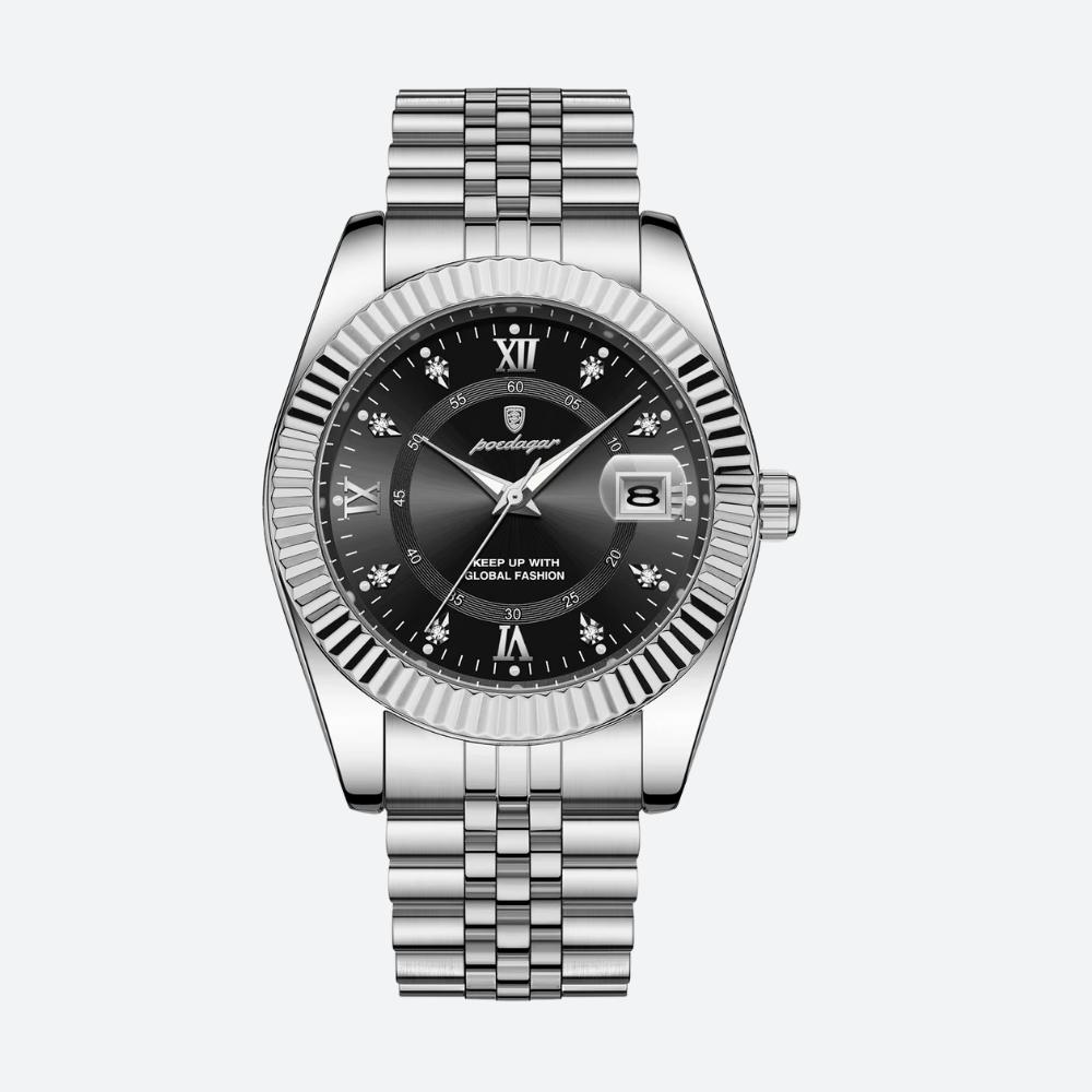 Luxury Men's Quartz Watch, Roman Numerals Image