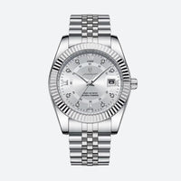 Luxury Men's Quartz Watch, Roman Numerals