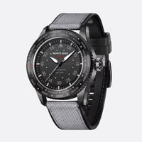 Men's Solar Aviator Watch with 43mm Dial and Nylon Strap