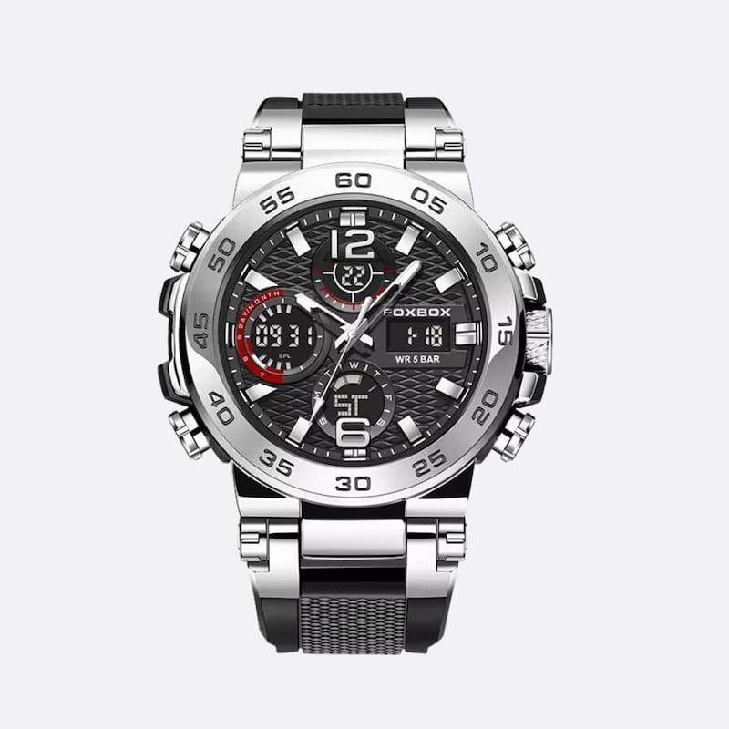 Men's Sport Quartz Luxury Watch 46mm