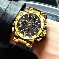 Men's Sport Quartz Luxury Watch 46mm