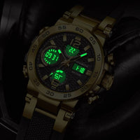 Men's Sport Quartz Luxury Watch 46mm