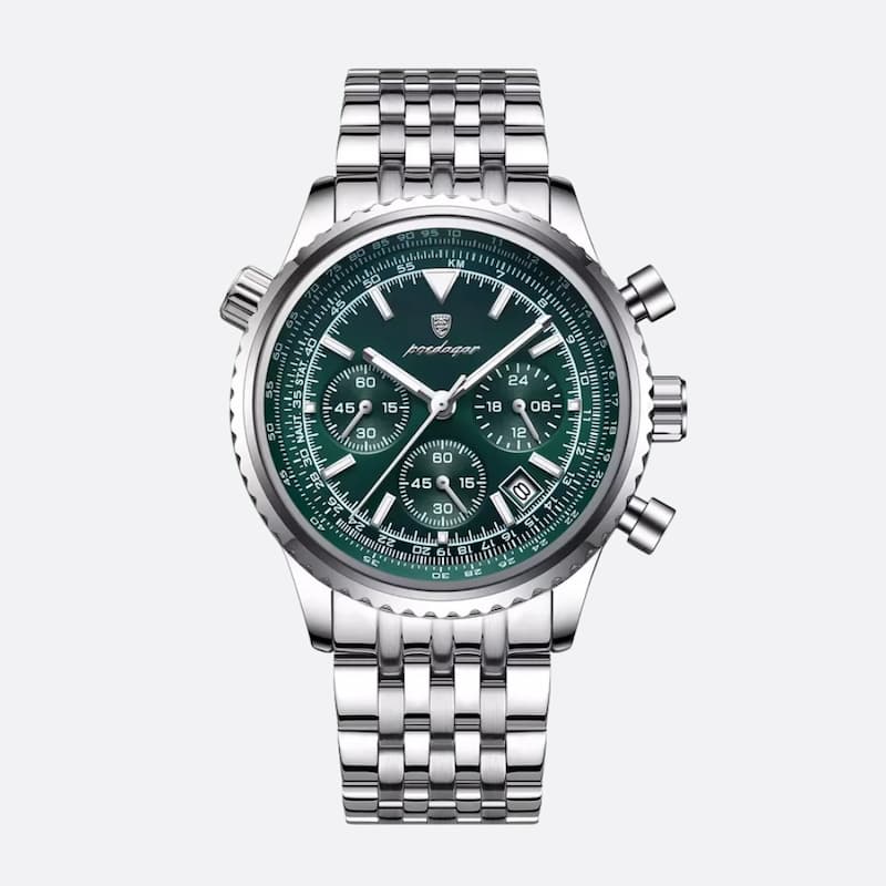 Luxury men's chronograph watch, Sport style Image