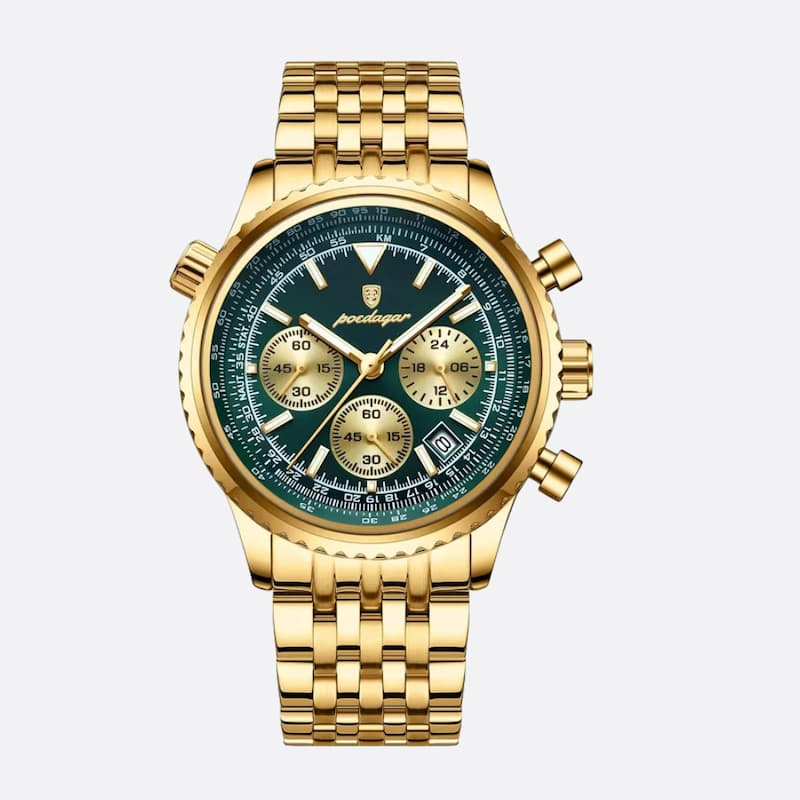 Luxury men's chronograph watch, Sport style