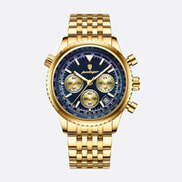 Luxury men's chronograph watch, Sport style