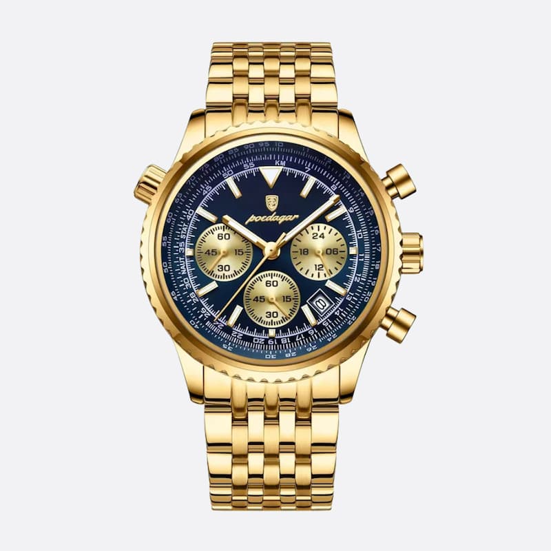 Luxury men's chronograph watch, Sport style