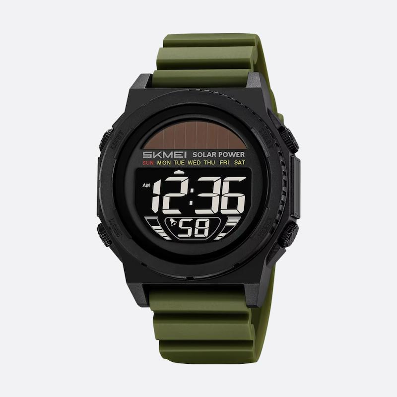 Men's Digital Solar Chronograph Watch