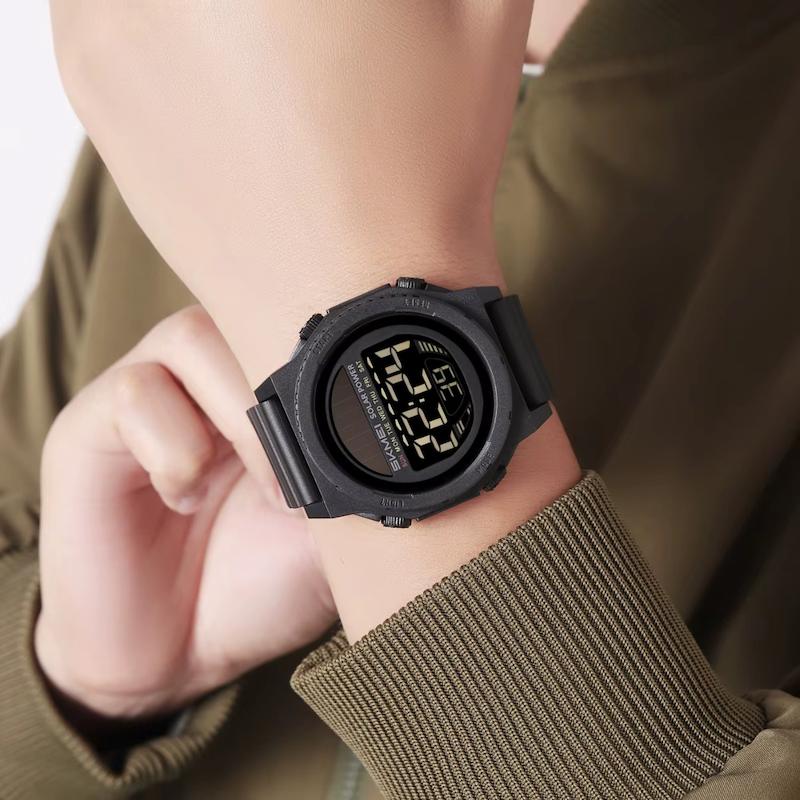 Men's Digital Solar Chronograph Watch