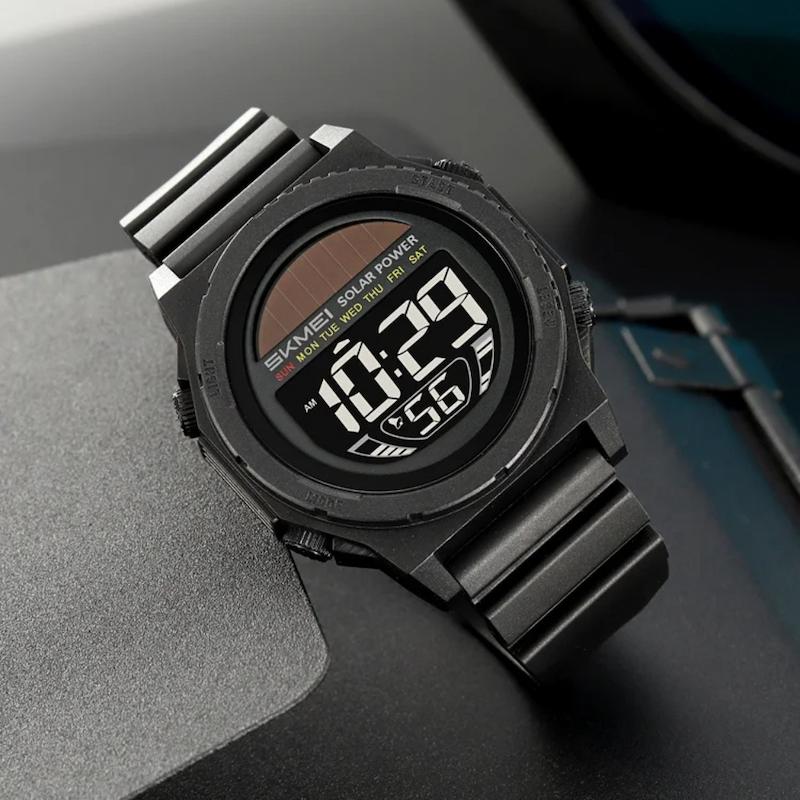 Men's Digital Solar Chronograph Watch
