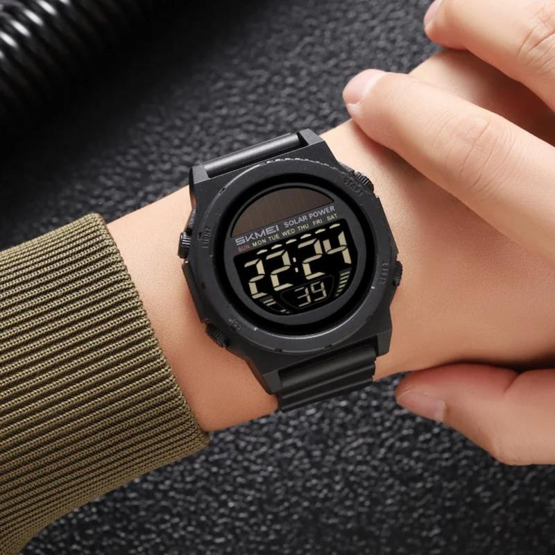 Men's Digital Solar Chronograph Watch