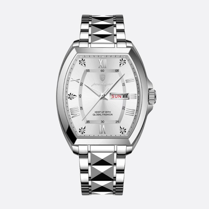 Men's Barrel Design Quartz Watch Image