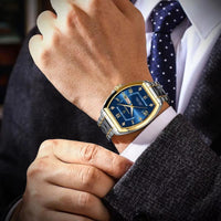Men's Barrel Design Quartz Watch