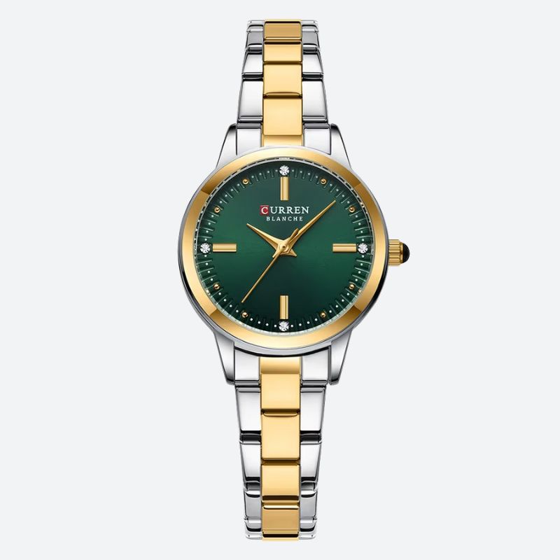 Women's Two-Tone Sparkling Quartz Watch 1