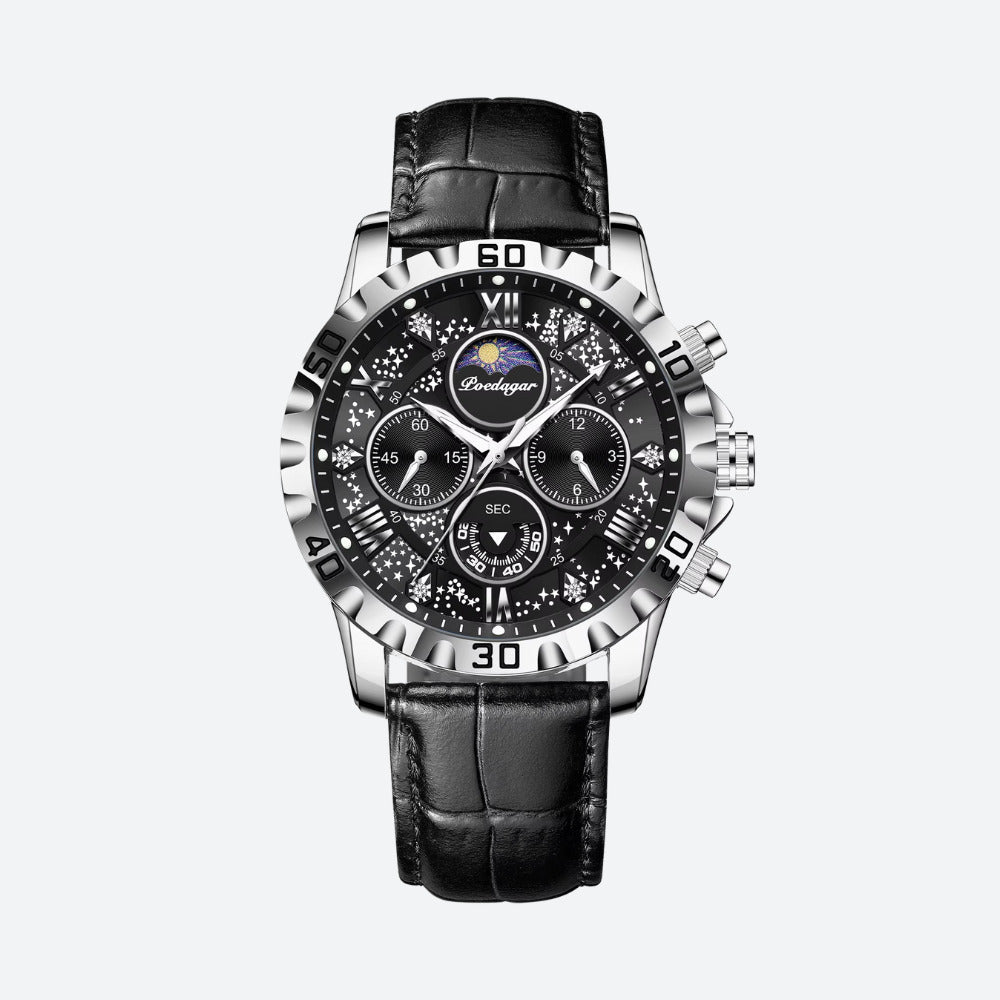 Men's Round Quartz Chronograph Watch, Sapphire Crystal Image