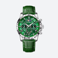 Men's Round Quartz Chronograph Watch, Sapphire Crystal