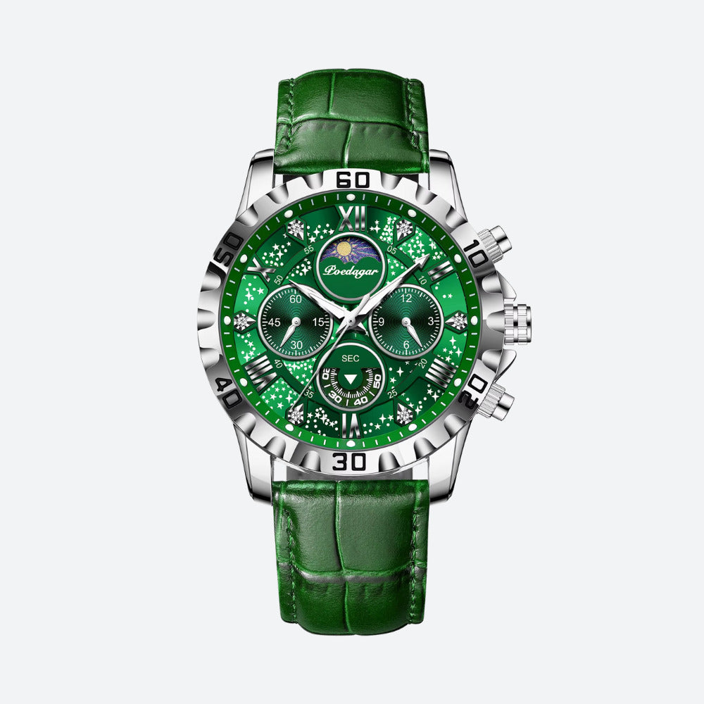 Men's Round Quartz Chronograph Watch, Sapphire Crystal Image