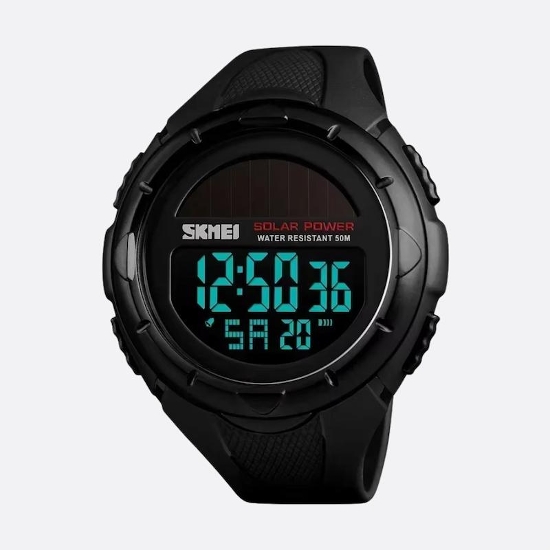 Men's Digital Solar Watch, Multifunctional