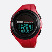 Men's Digital Solar Watch, Multifunctional