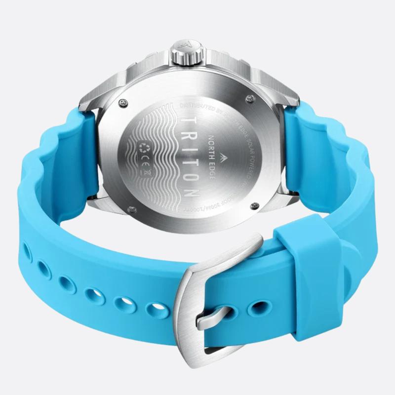 Men's Solar Diving Watch, 300M Waterproof
