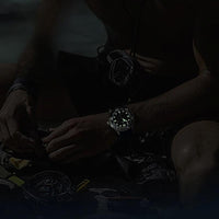 Men's Solar Diving Watch, 300M Waterproof