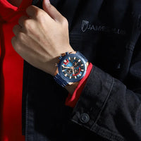 Racing Style Chronograph Sport Watch