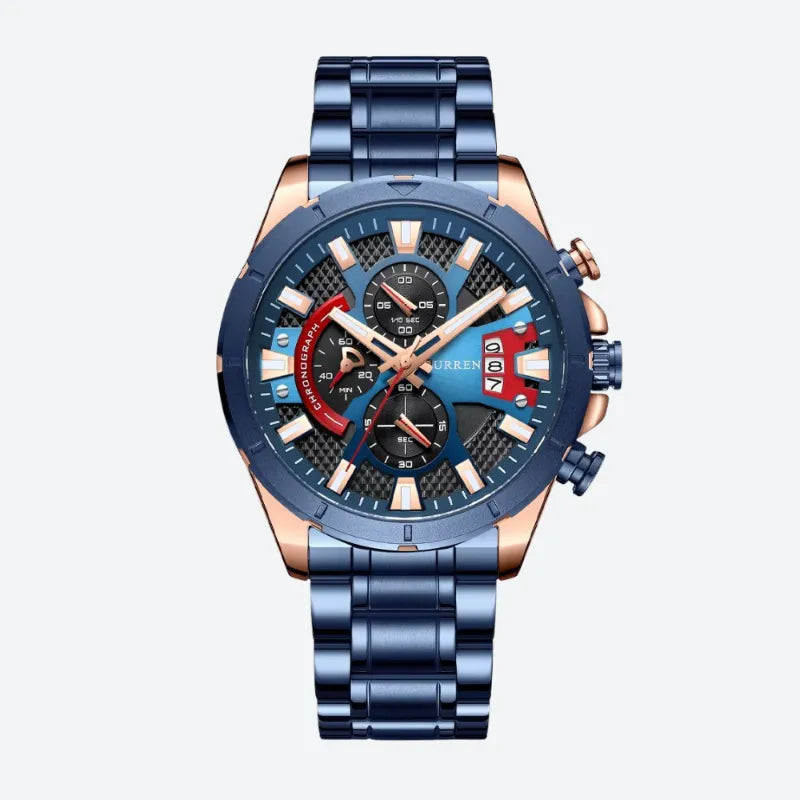 Racing Style Chronograph Sport Watch