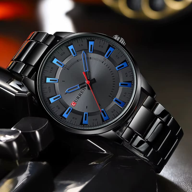 Men's Stainless Steel Chronograph Sport Watch