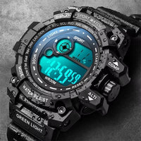 Men's Rugged Style Digital Sports Watch