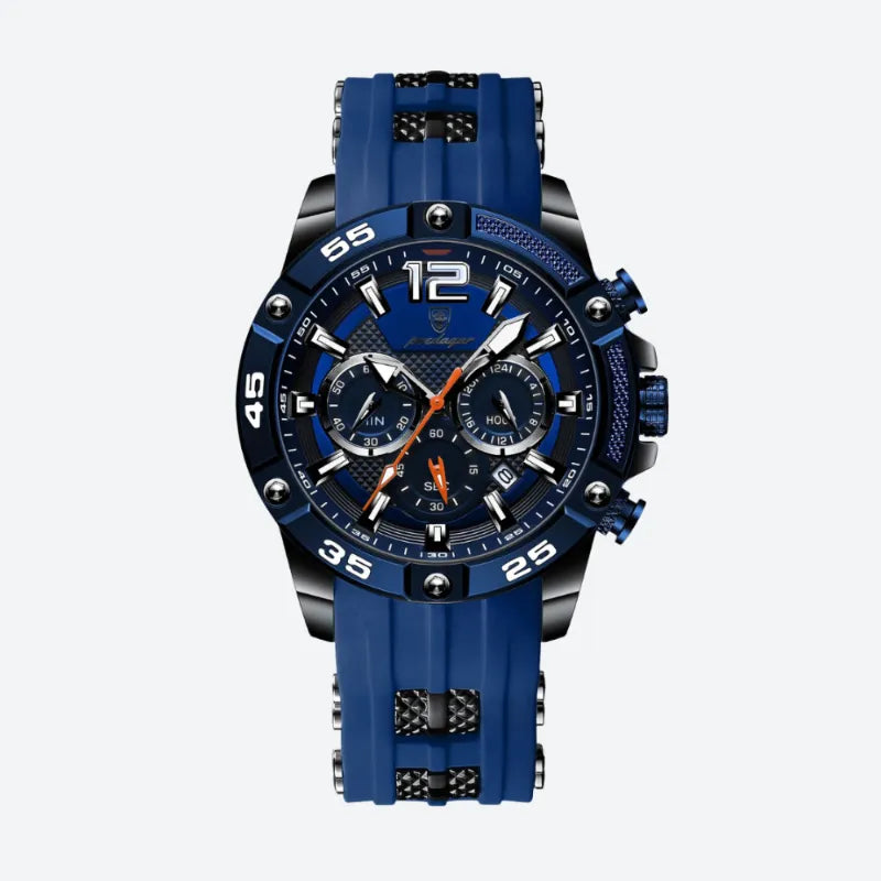Men's Racing Style Sports Watch with Sport Dial