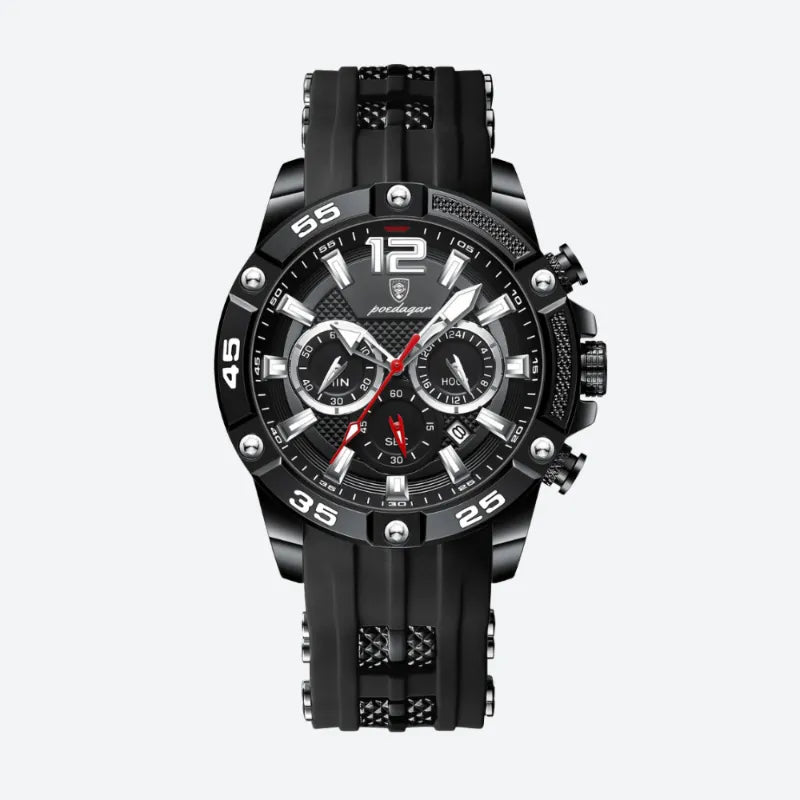 Men's Racing Style Sports Watch with Sport Dial