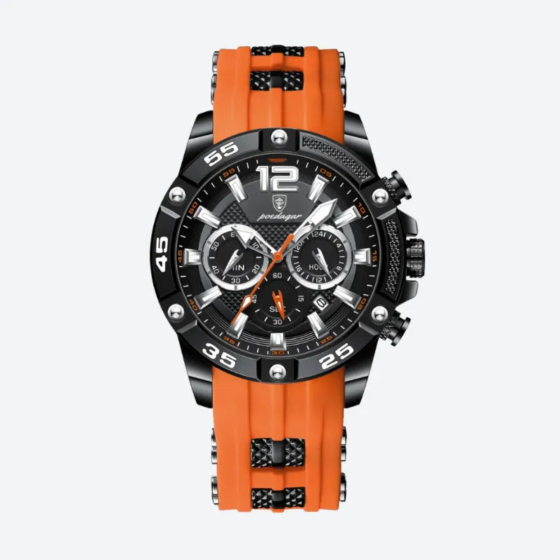 Men's Racing Style Sports Watch with Sport Dial