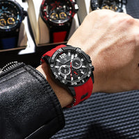 Men's Racing Style Sports Watch with Sport Dial