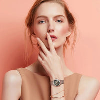 Women's Skeleton Watch with Exposed Mechanism