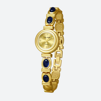 Vintage Women's Watch Adorned with Natural Stones 1