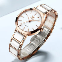 Vintage Round Watch for Women, Rose Gold