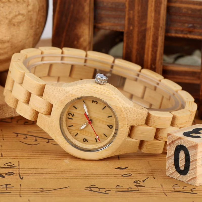 Natural Bamboo Wooden Women's Watch