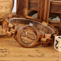 Natural Bamboo Wooden Women's Watch