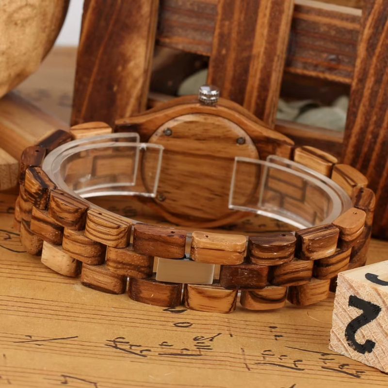 Natural Bamboo Wooden Women's Watch