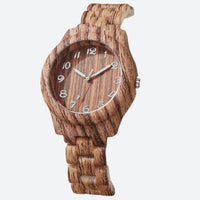 Women's wooden quartz watch 1